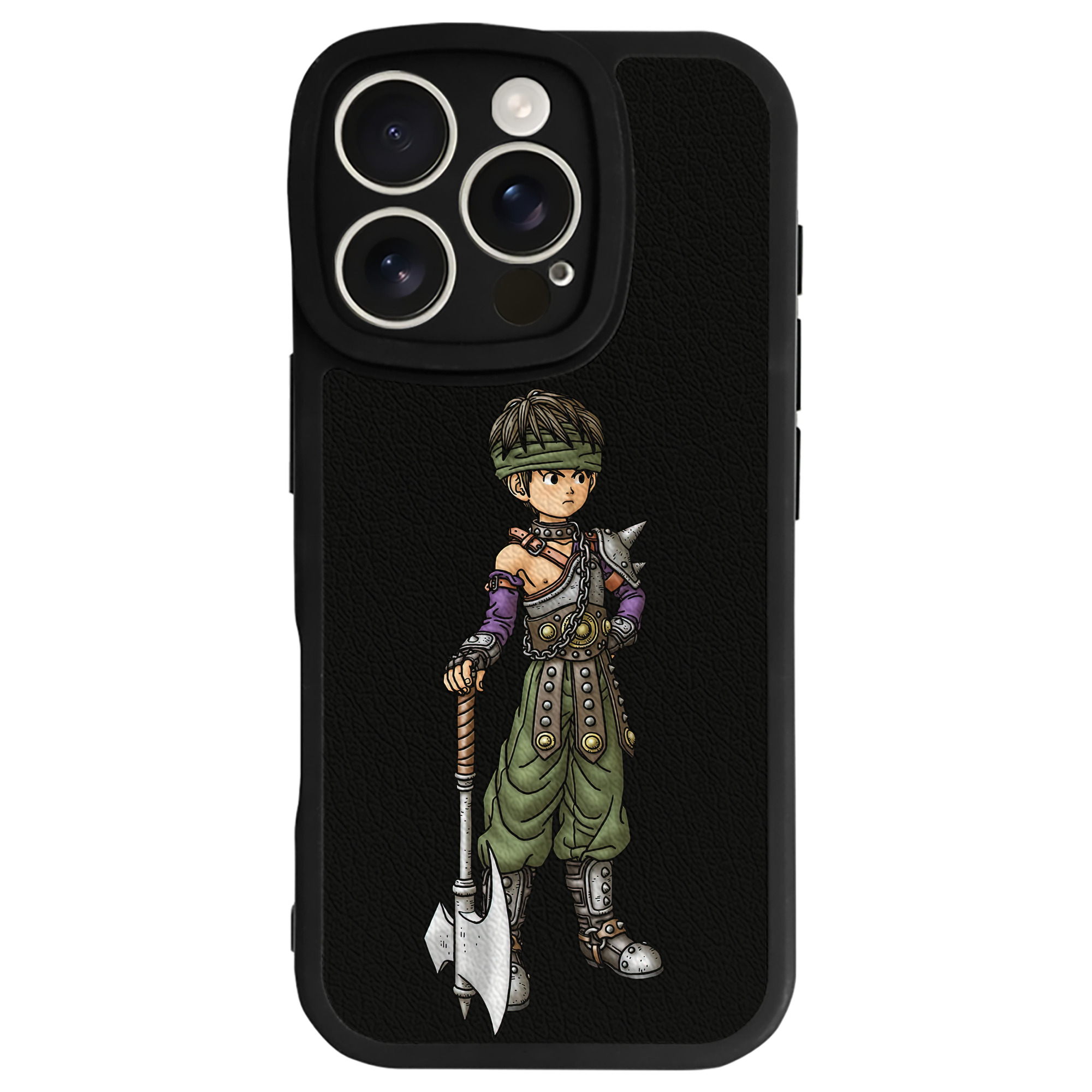 （画像用） ドラゴンクエスト Doragon Kuesuto Dragon Quest 【iPhone 16シリーズ対応】シリコンスマホケース（レザー調） 材質：シリコン
